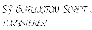 SF Burlington Script SC